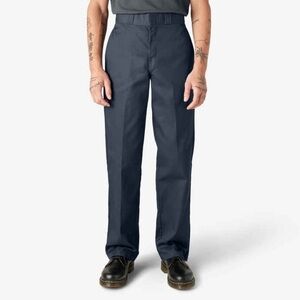 Men’s Dickies Original 874 Original Fit Uniform Work Pants, Navy, 38x32